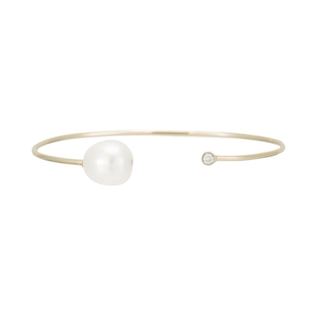 Ariel Gordon Baroque Pearl Diamond Duo Cuff
